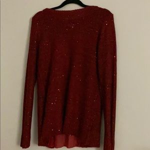 Red Sequins Sweater